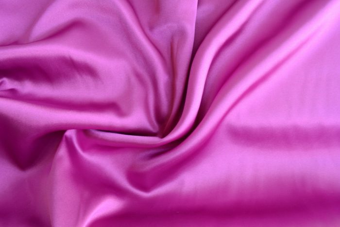 Old Rose (Cherise) Satin Fabric 115cm Wide (per metre)