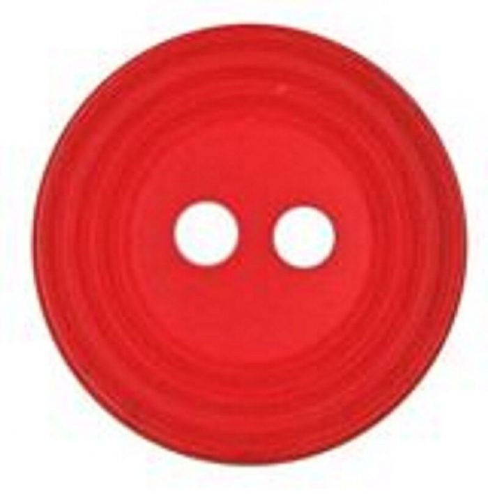 12mm Red 2 Hole Button (x 8 buttons)
