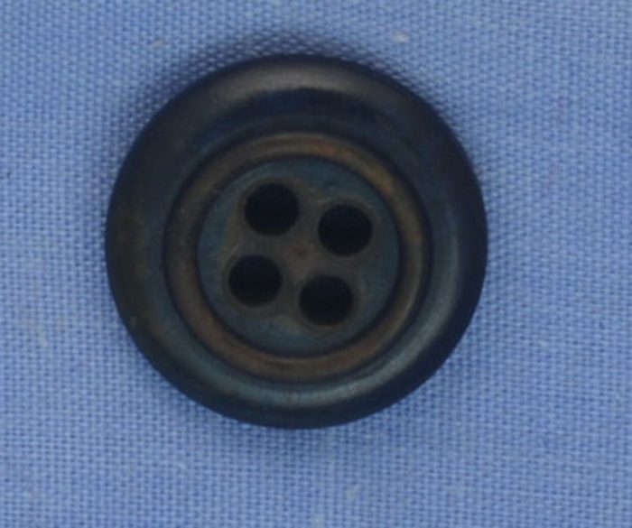 15mm Navy Blue 4 Hole Button (per button)