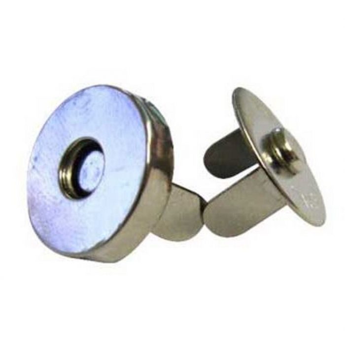18mm Silver Magnetic Clip (x 10 sets)