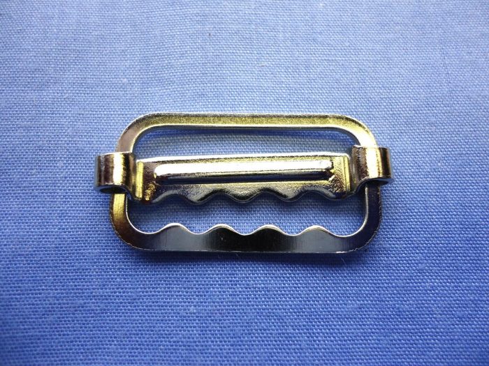25mm Silver Slide Strap Adjusters (x 2 slides)
