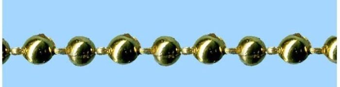 3mm Light Gold Bead Trim (per metre)