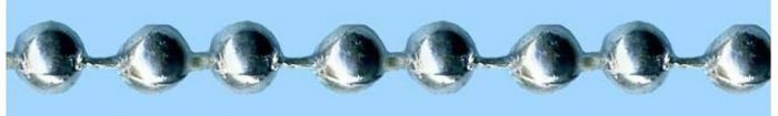 4mm Silver Pearl Trim