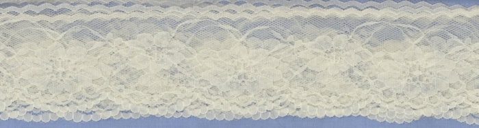 60mm Pale Lemon Nylon Lace Edging (x 4 metres)