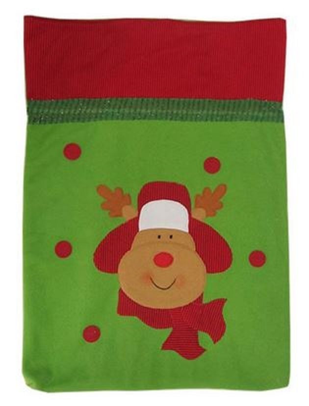 Green Felt Christmas Present / Gift Sack