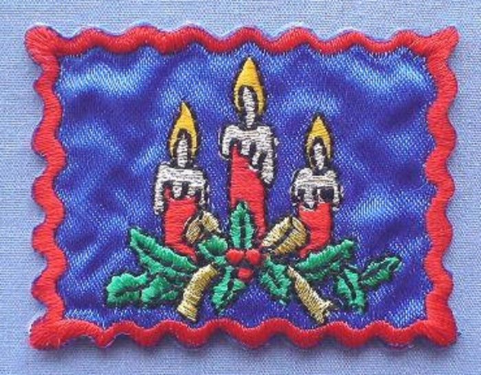 Christmas Candles Motif