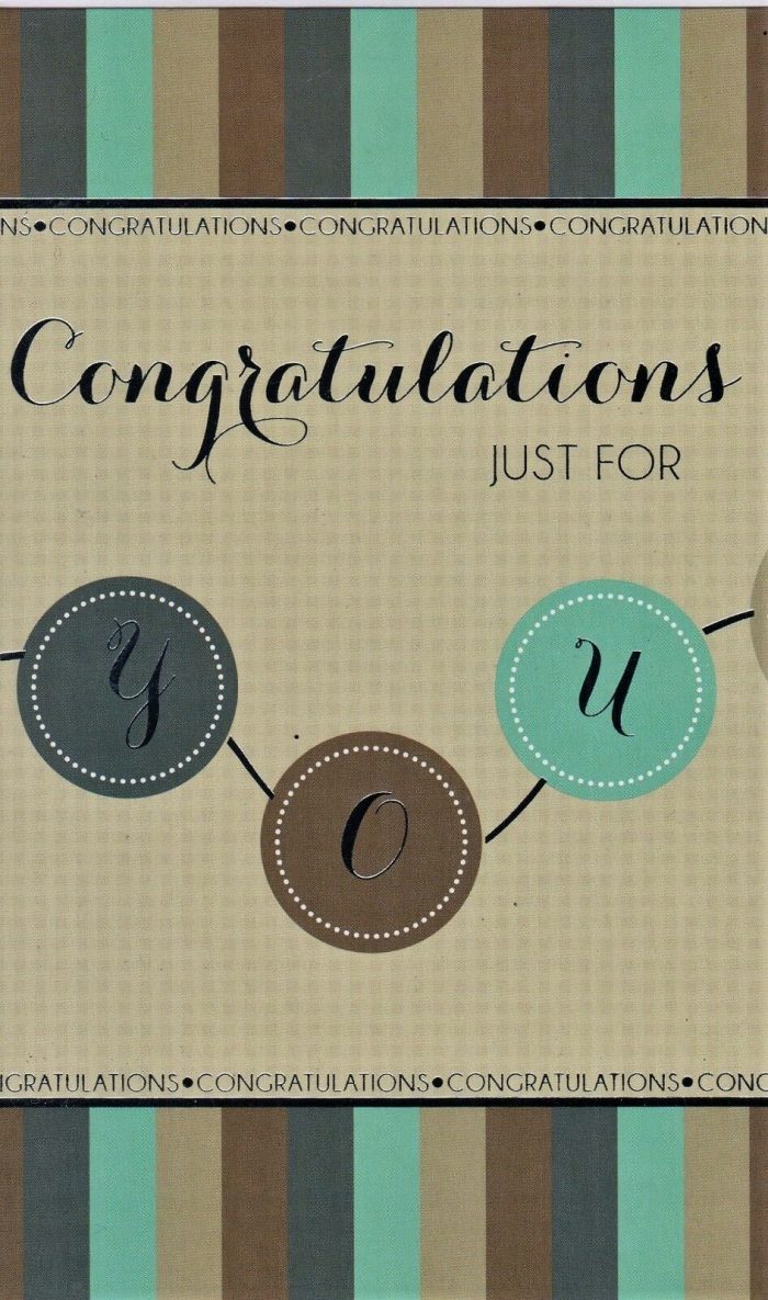Congratulations Card Printed in Australia