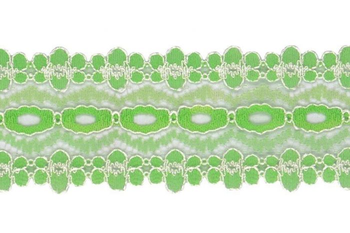 Mint Green Sullivans "Crafty Saver"  Coathanger (Eyelet) Lace (x 5 metres)