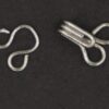 Sullivans Silver Hooks and Eyes Size 2 (11mm)