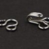 Sullivans Silver Hooks and Eyes Size 2 (11mm)
