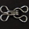 Sullivans Silver Hooks and Eyes Size 2 (11mm)
