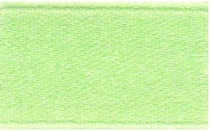 16mm Mint Single Sided Satin Ribbon