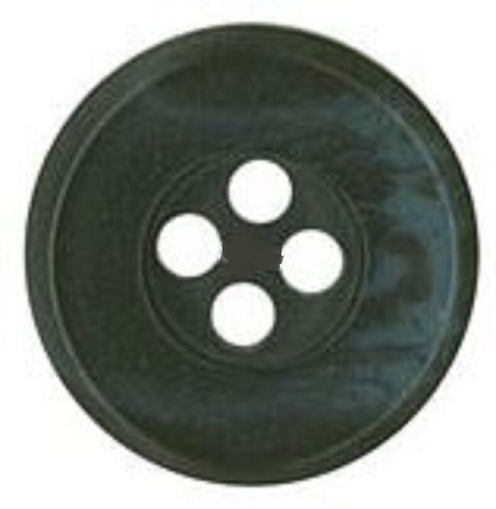 16mm Navy Blue 4 Hole Button (x 2 buttons)