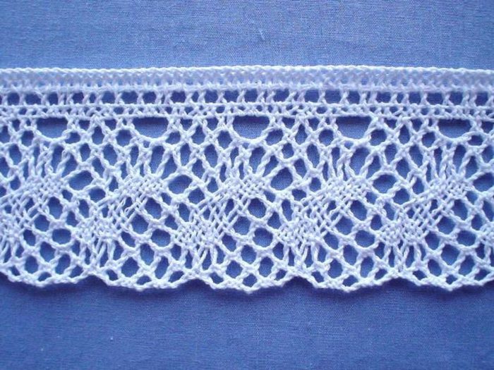 45mm White Cotton Torchon Lace (per metre)