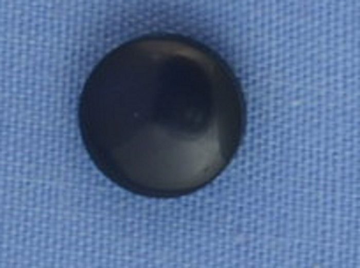 7mm Navy Blue Flat Shank Button (x 4 buttons)
