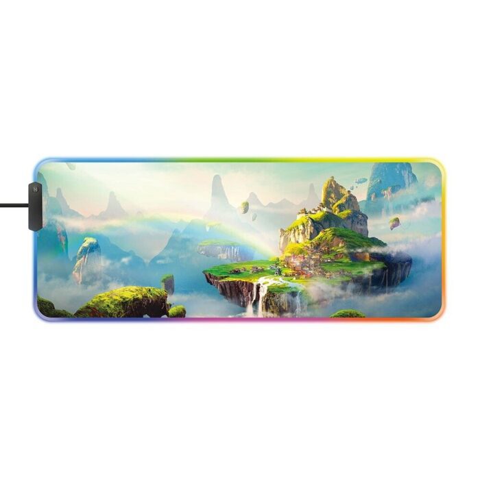 Powerwave RGB XL Gaming Mouse Pad - Realms for PC