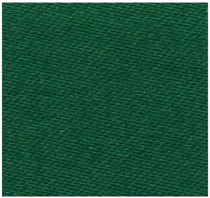 100mm Emerald Single Sided Satin Ribbon (per metre)