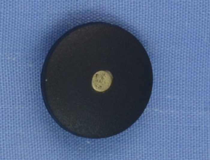 14mm Black Shank Button (x 2 buttons)