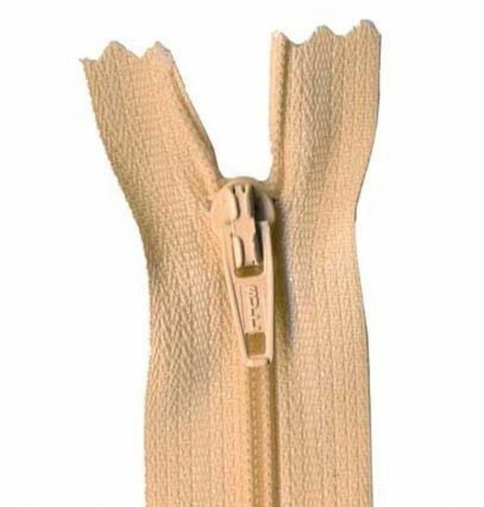 50cm Dark Cream Dress Zip