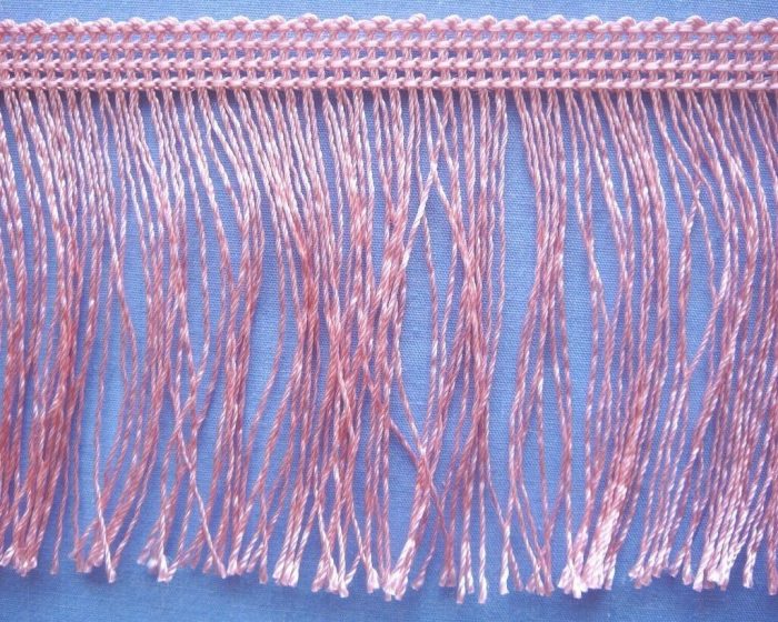 75mm Pink Rayon Fringe (x 1.3 metres)