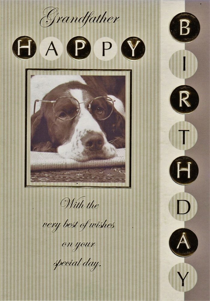 Happy Birthday Grandfather Greeting Card