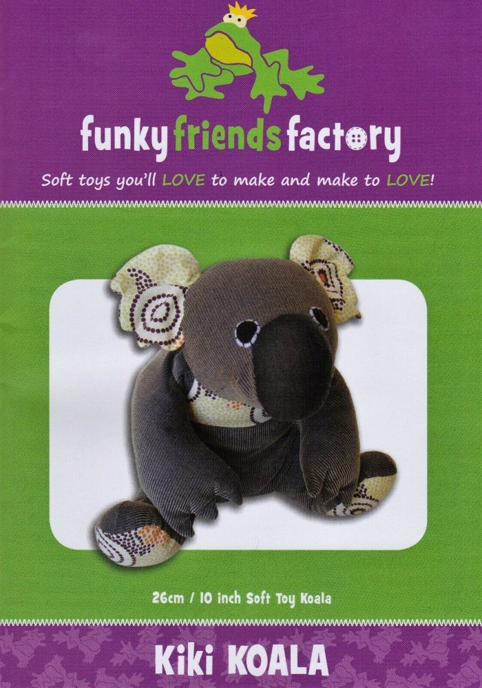 Kiki Koala Soft Toy Pattern by Funky Friends Factory